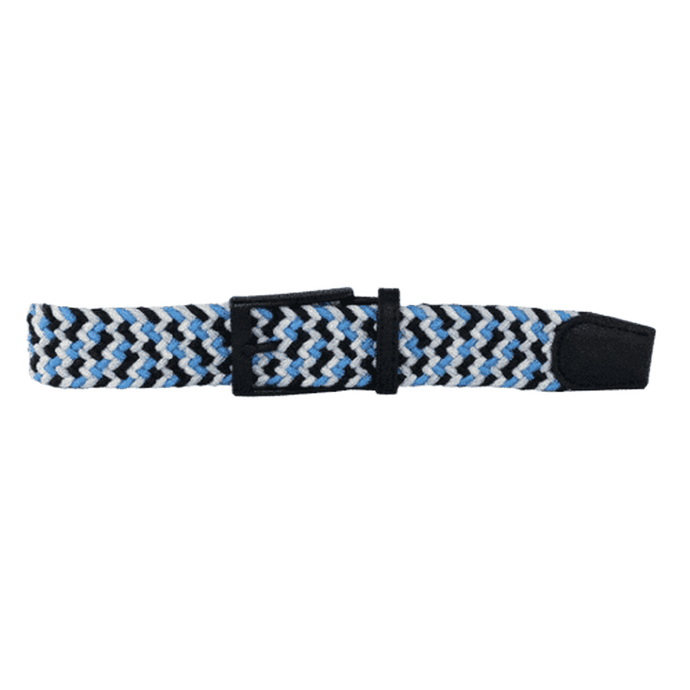 DIBI:Black, White, Neon Blue, & Silver Elastic Belt BLT-002 guys-and-co