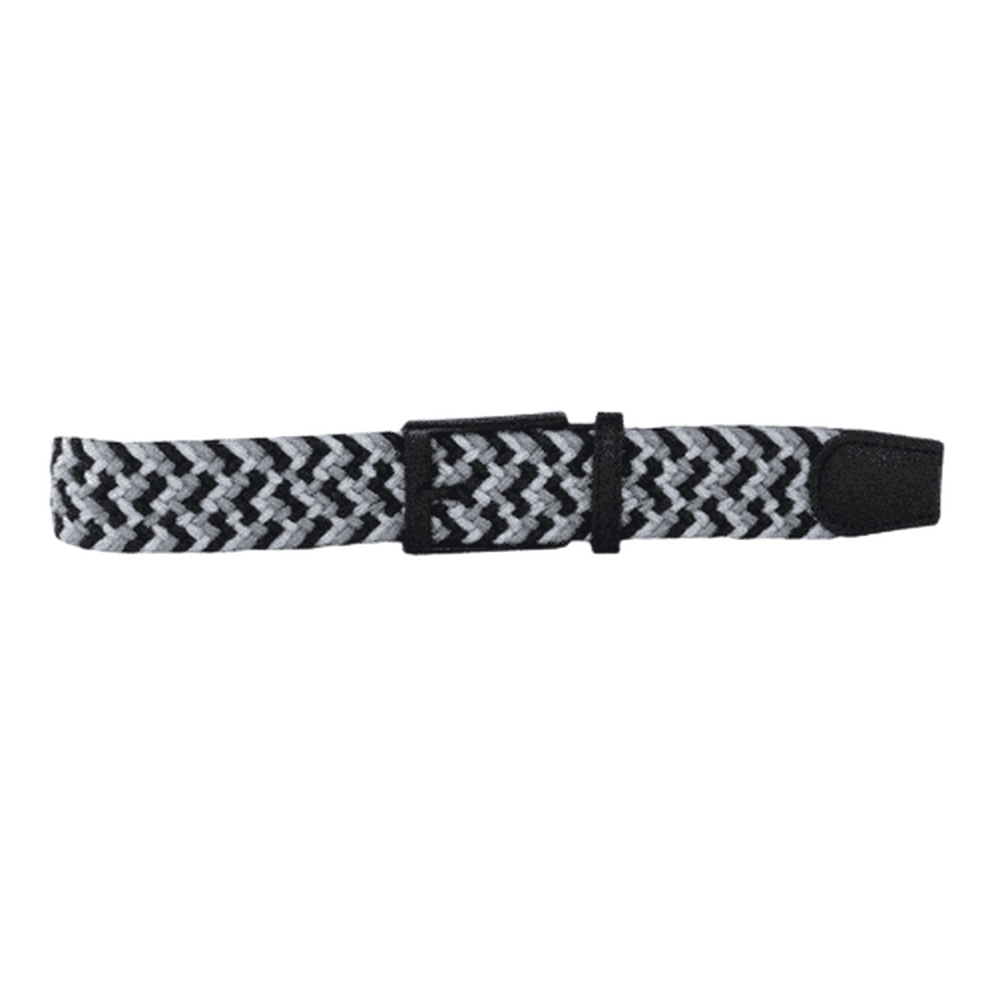 Black + Silver Elastic Belt