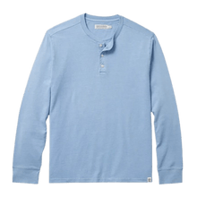 Load image into Gallery viewer, FAIR HARBOR: Light Blue Saltaire Henley guys-and-co