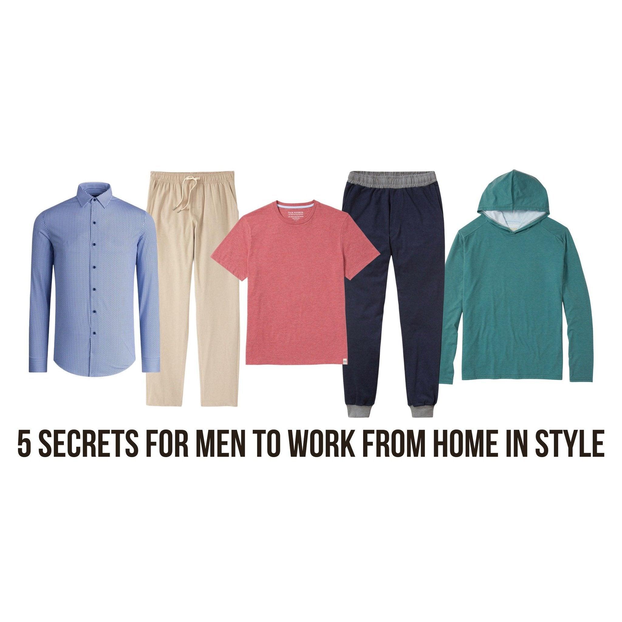 5 Secrets for Men to Work From Home in Style - Guys and Co.