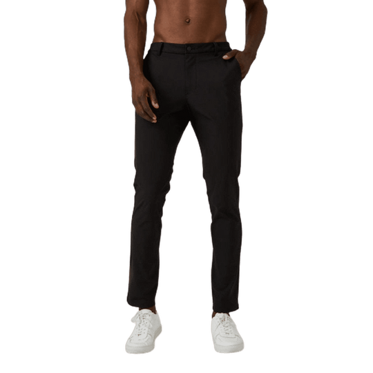 7 DIAMONDS: Infinity Black Chino Pant guys-and-co