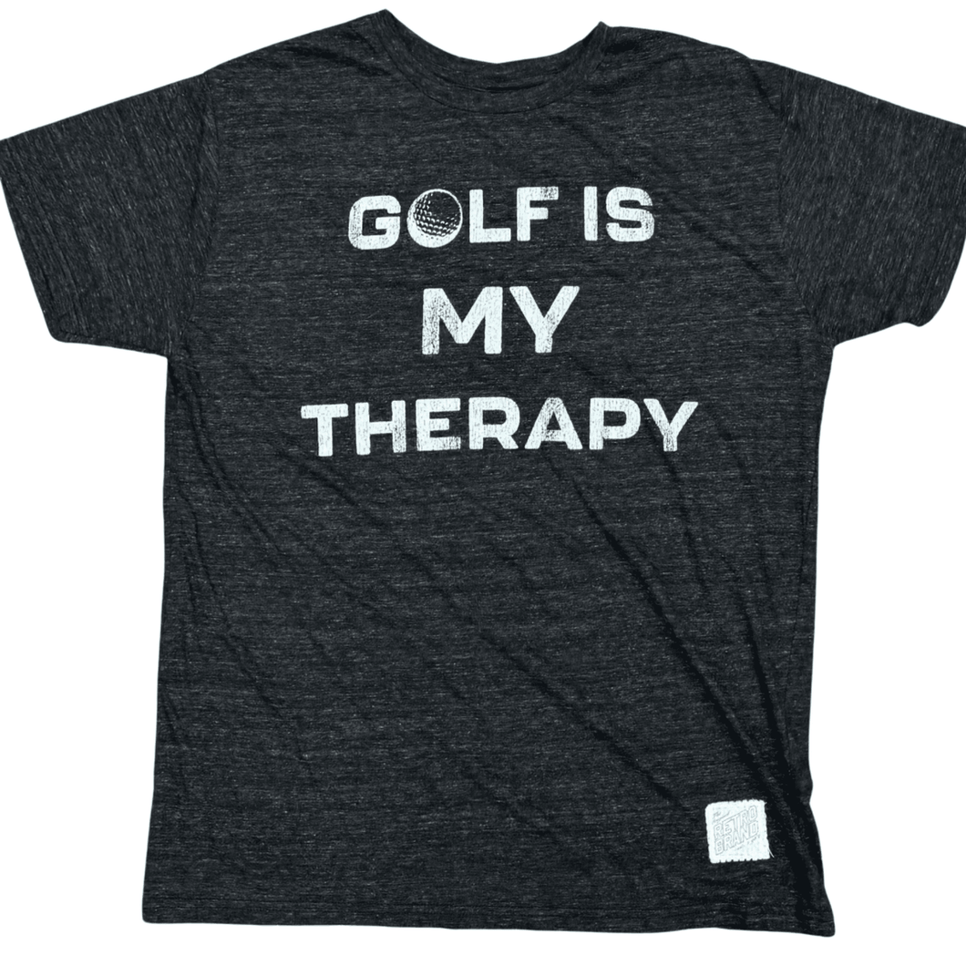 THE ORIGINAL RETRO BRAND: Golf Is My Therapy Men's T-Shirt guys-and-co