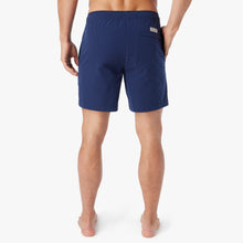 Load image into Gallery viewer, FAIR HARBOR: Navy Seersucker Bayberry Shorts guys-and-co
