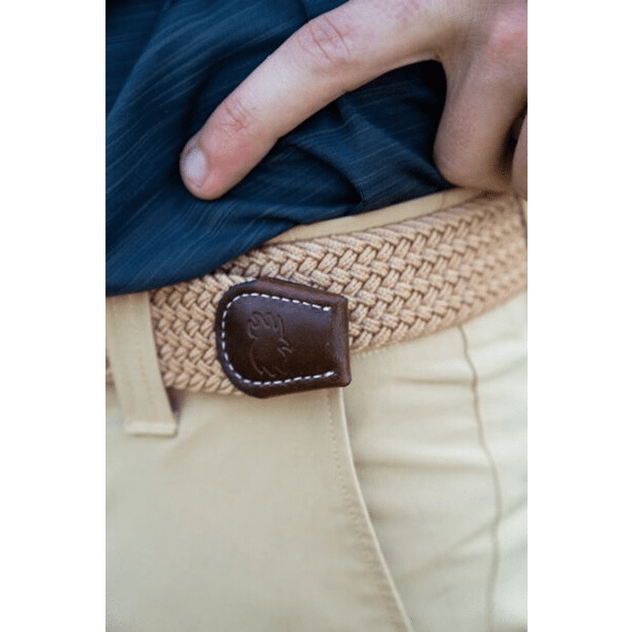 ROOSTAS: The Palm Beach Men's Woven Stretch Belt guys-and-co