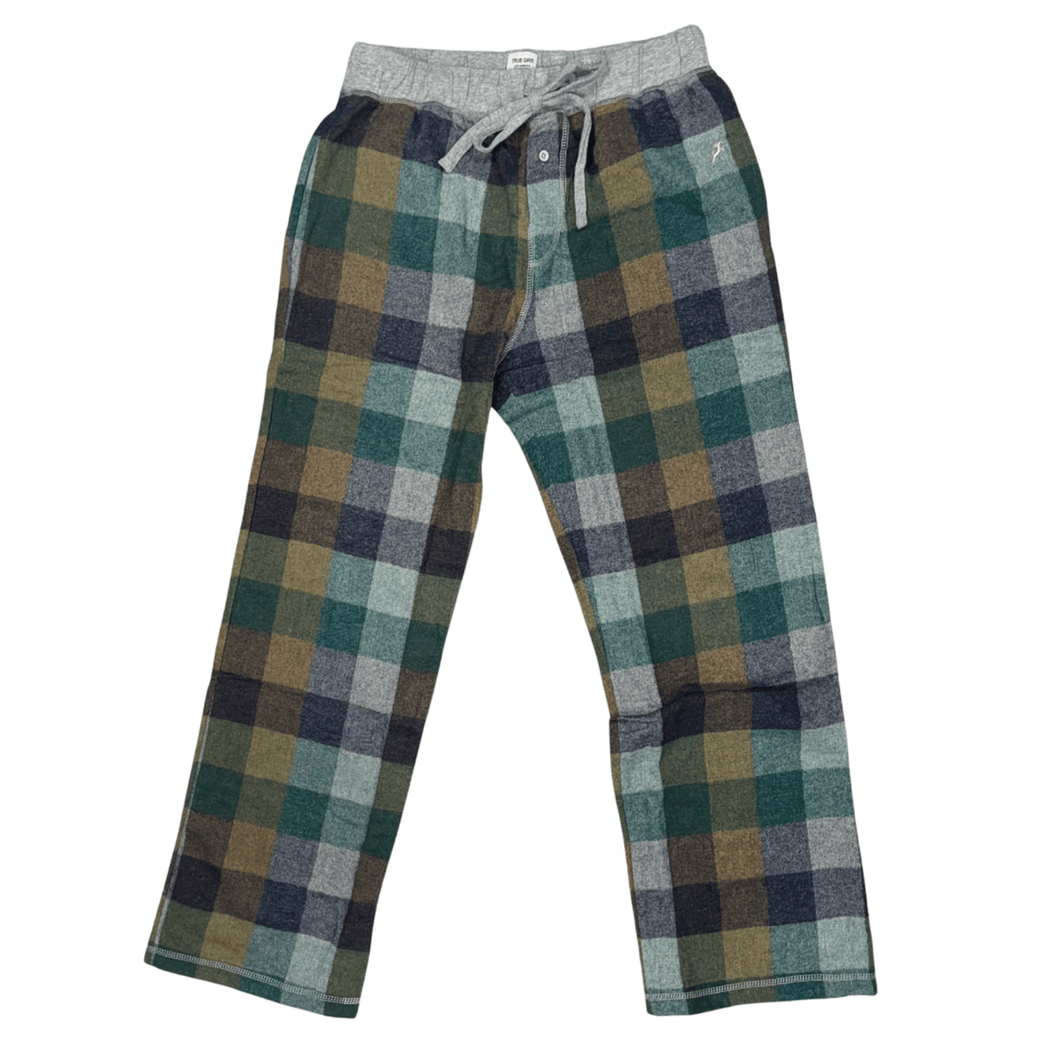 TRUE GRIT: Green Mountain Checks Flannel Pant guys-and-co