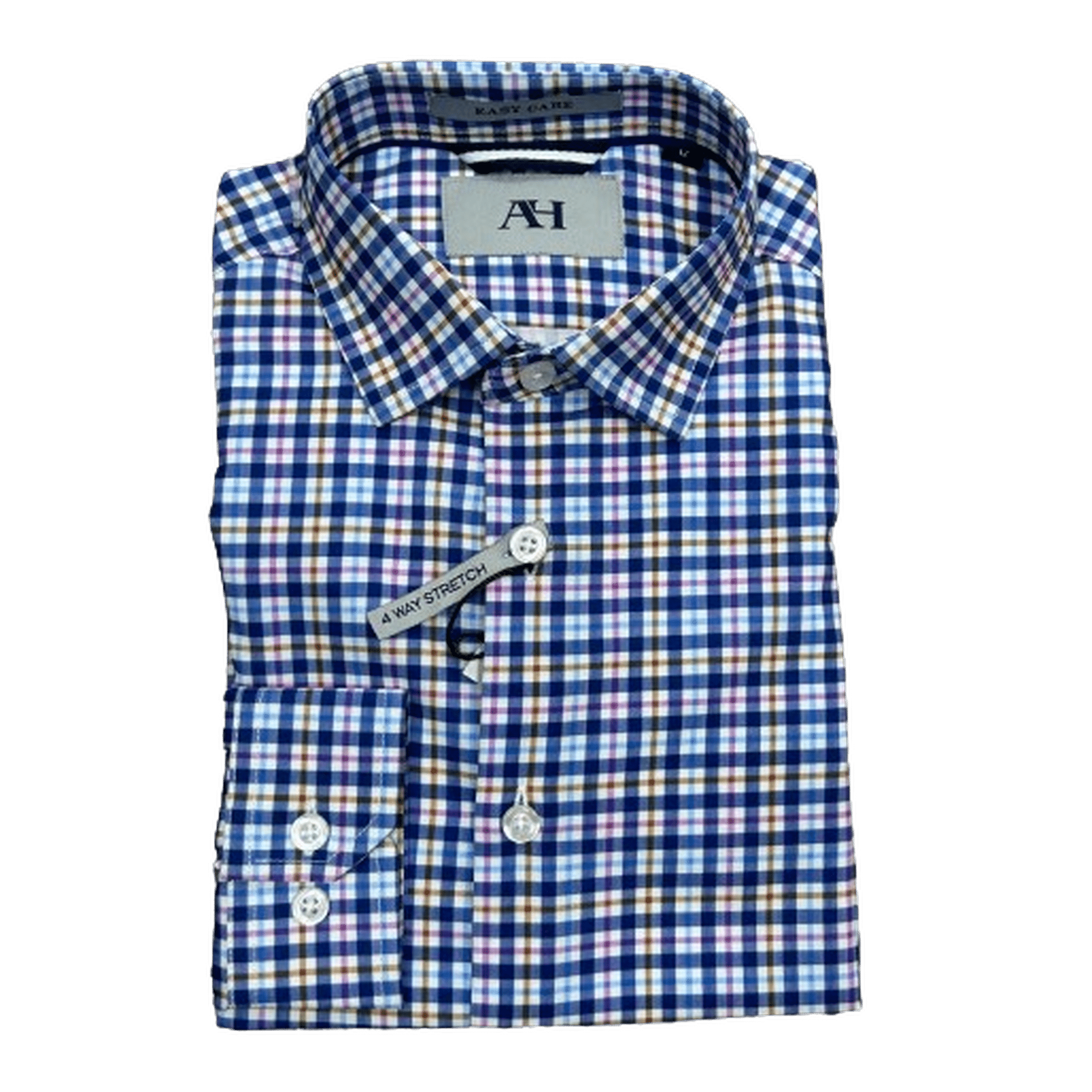 AMERICAN HERITAGE: Multi-Plaid Performance Boys Dress Shirt guys-and-co