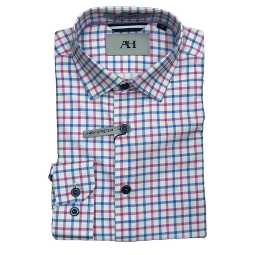 AMERICAN HERITAGE: Geo Performance Boys Dress Shirt guys-and-co