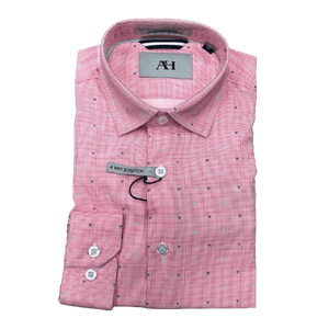 AMERICAN HERITAGE: Pin Dot Performance Boys Dress Shirt guys-and-co