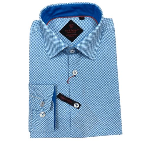 LEO & ZACHARY: Tech Performance Boy's Dress Shirt guys-and-co