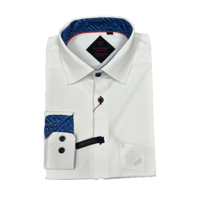 LEO & ZACHARY: Tech Performance Boy's Dress Shirt guys-and-co