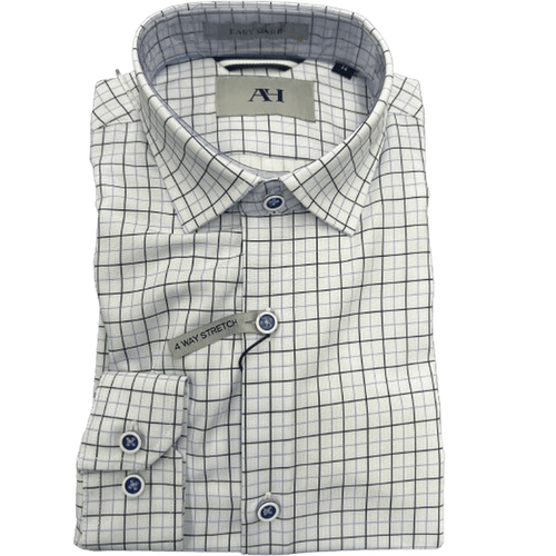 AMERICAN HERITAGE: Grid Boy's Dress Shirt guys-and-co