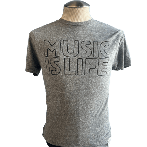RETRO BRAND: Music is Life T-Shirt guys-and-co
