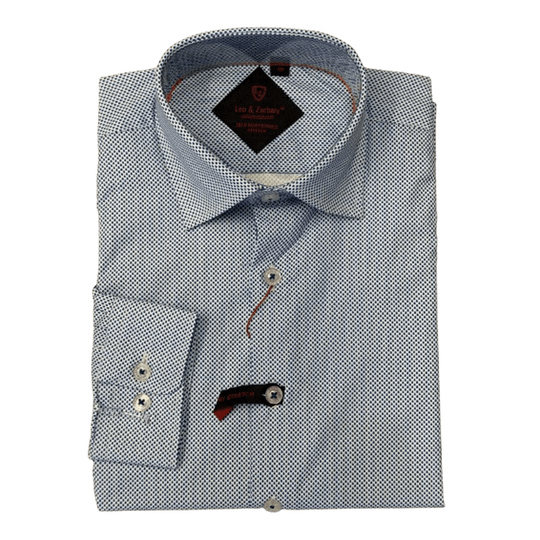 LEO & ZACHARY: Blue Drop Tech Boy's Dress Shirt guys-and-co