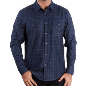 NICOBY: Santorini Flannel Knit Shirt guys-and-co