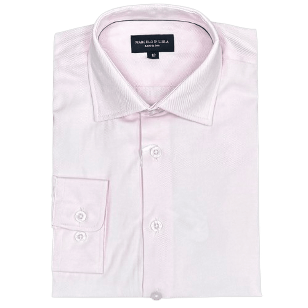 LEO & ZACHARY: Rose Pique Boy's Dress Shirt guys-and-co