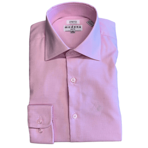 CHRISTOPHER LENA: Pink Pique Men's Dress Shirt guys-and-co