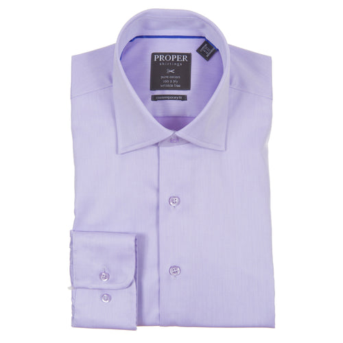 CHRISTOPHER LENA: Contemporary Fit Men's Dress Shirt- Lavender guys-and-co