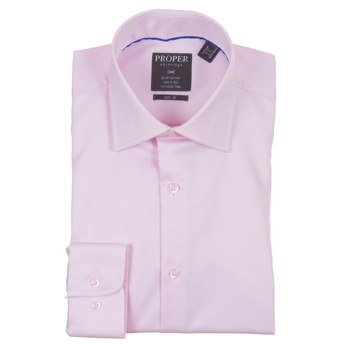 CHRISTOPHER LENA: Slim Fit Men's Dress Shirt- Pink guys-and-co