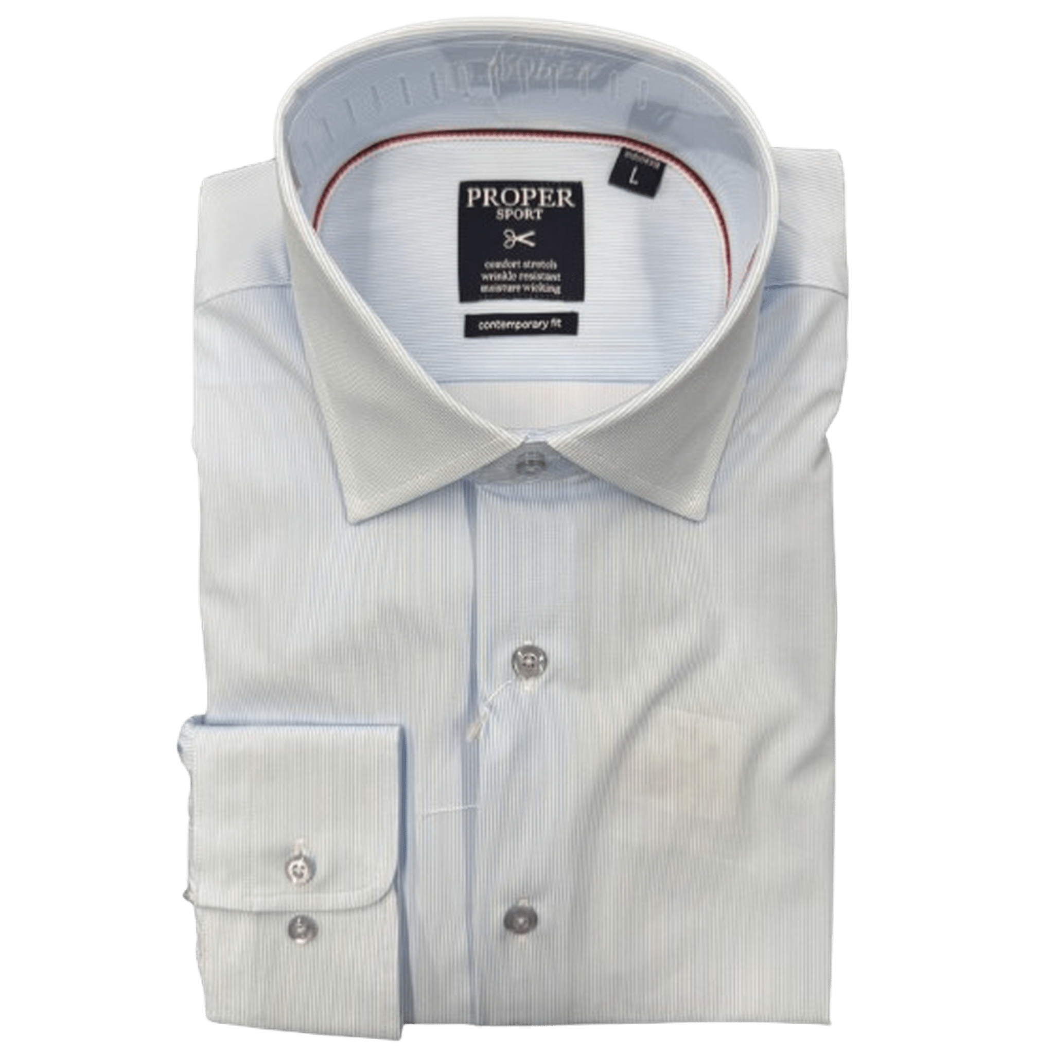 PROPER SPORT: Slim Fit Dress Shirt guys-and-co