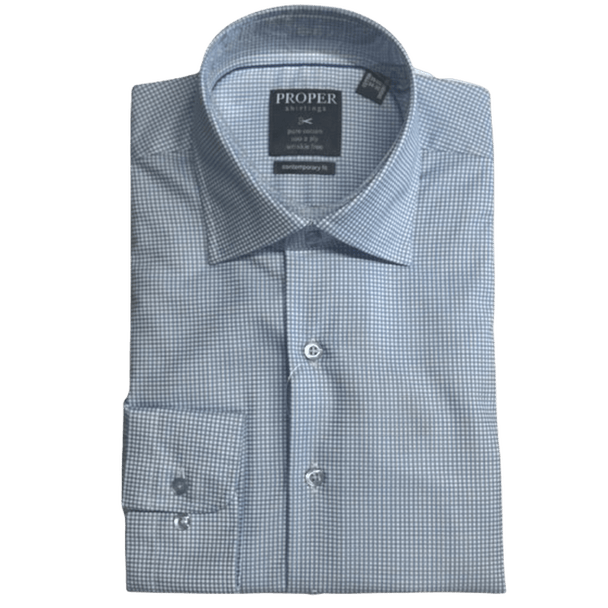 PROPER SPORT: Contemporary Fit Men's Dress Shirt guys-and-co