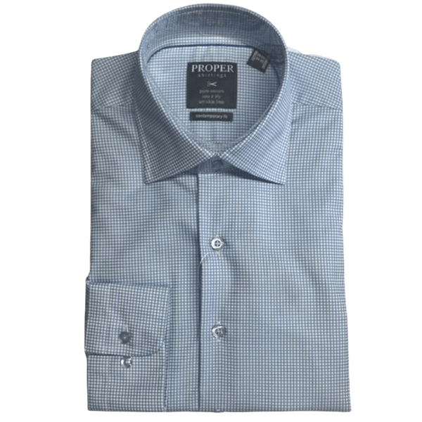 proper shirtings dress shirt PROPER SPORT: Contemporary Fit Men's Dress Shirt 16 / 4/5