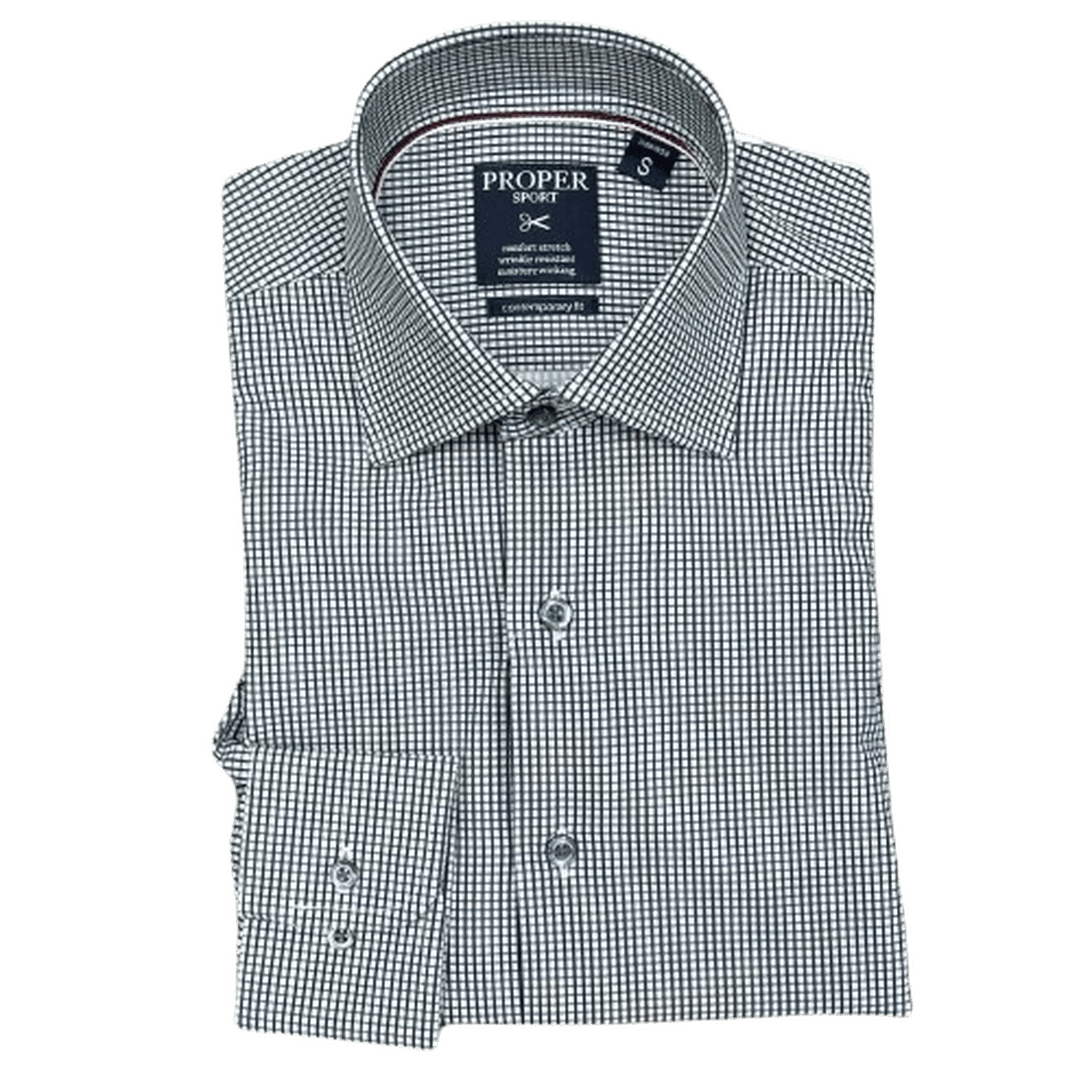 CHRISTOPHER LENA: Proper Sport Performance Mens Shirts S / Navy CHRISTOPHER LENA: Proper Sport Performance Mens Shirts S / Navy