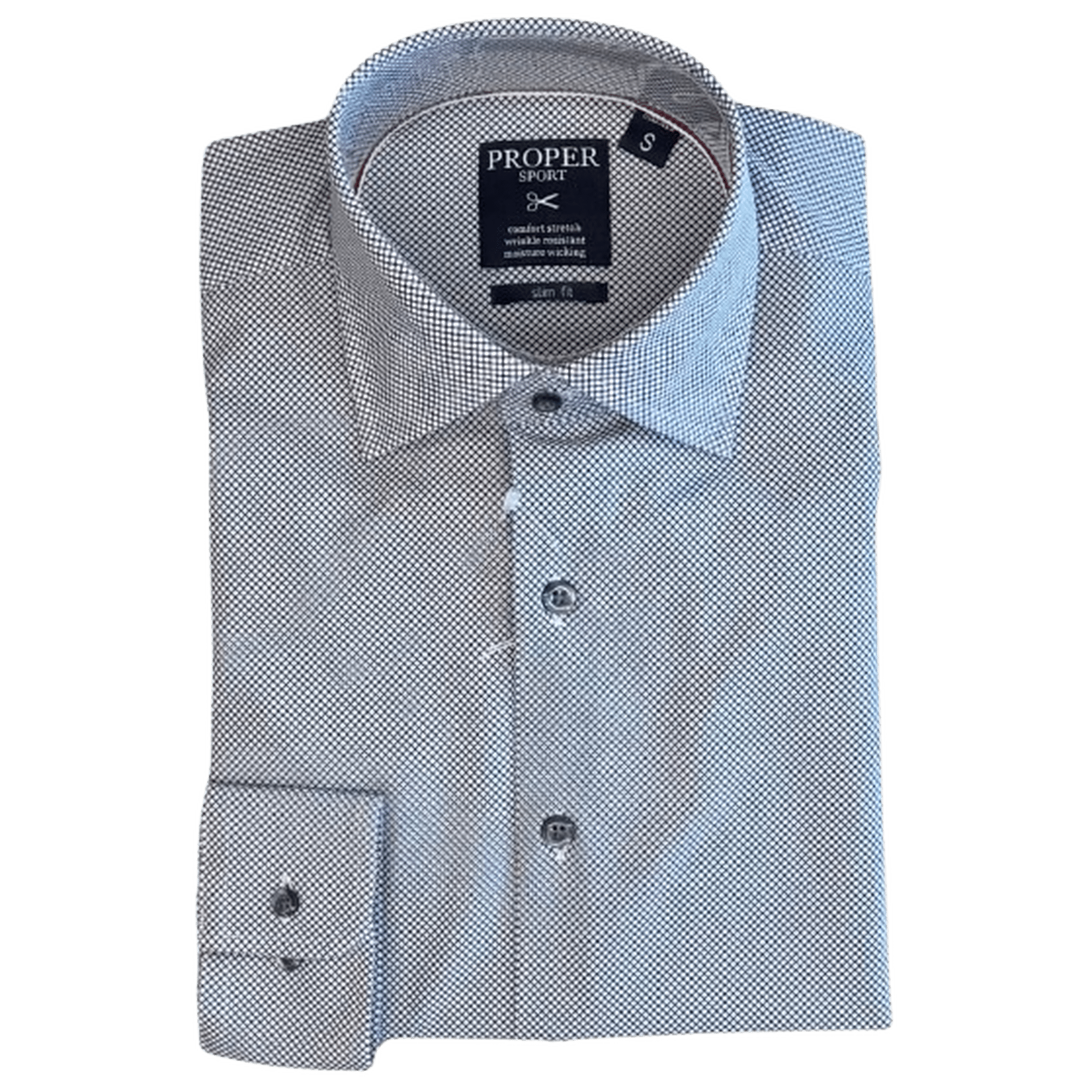 PROPER SPORT: Slim Fit Tech Performance Men's Dress Shirt guys-and-co