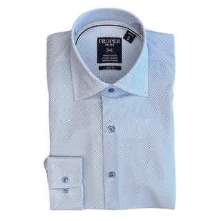PROPER SPORT: Slim Fit Tech Performance Men's Dress Shirt guys-and-co