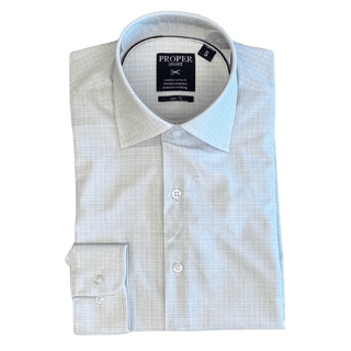 PROPER SPORT: Slim Fit Tech Performance Men's Dress Shirt guys-and-co