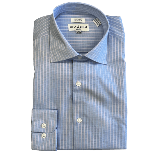 CHRISTOPHER LENA: Pink Striped Men's Dress Shirt guys-and-co