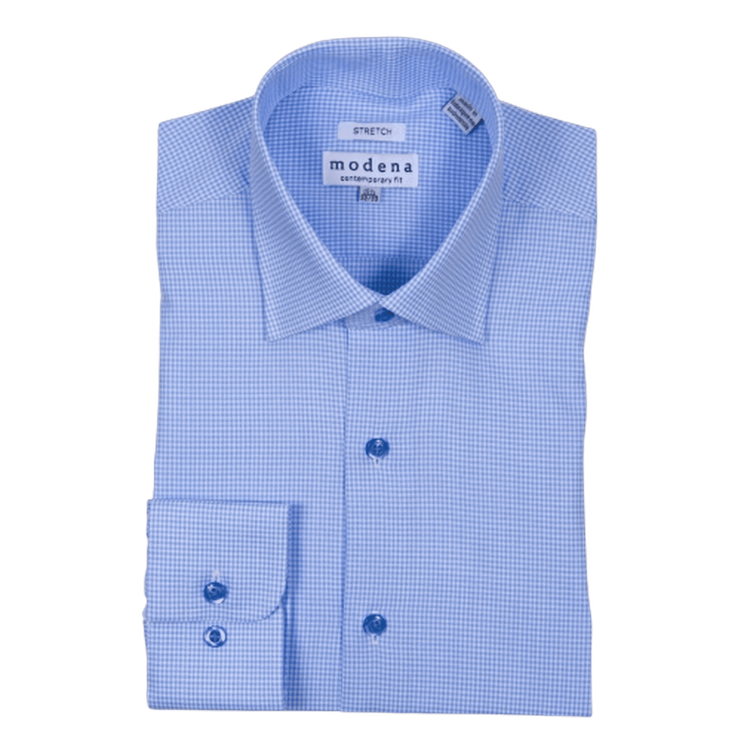 CHRISTOPHER LENA: Contemporary Men’s Shirts- Blue guys-and-co