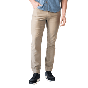 DEVIL DOG: Tan 5-Pocket Performance Jeans guys-and-co