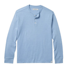 Load image into Gallery viewer, FAIR HARBOR: Light Blue Saltaire Henley guys-and-co
