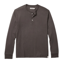 Load image into Gallery viewer, FAIR HARBOR: Black Saltaire Henley guys-and-co
