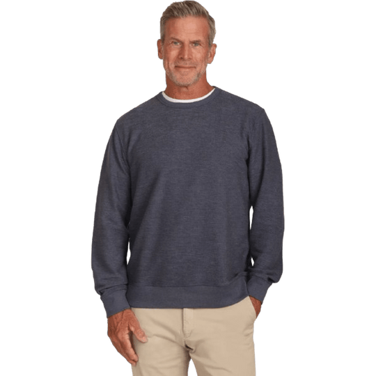 TRUE GRIT: Crew Slub Sweatshirt guys-and-co