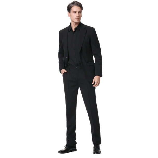 DANIEL HECHTER: Paris X-Tech Stretch Black Pants guys-and-co