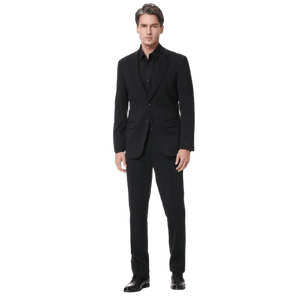 DANIEL HECHTER: Paris X-Tech Stretch Black Pants guys-and-co