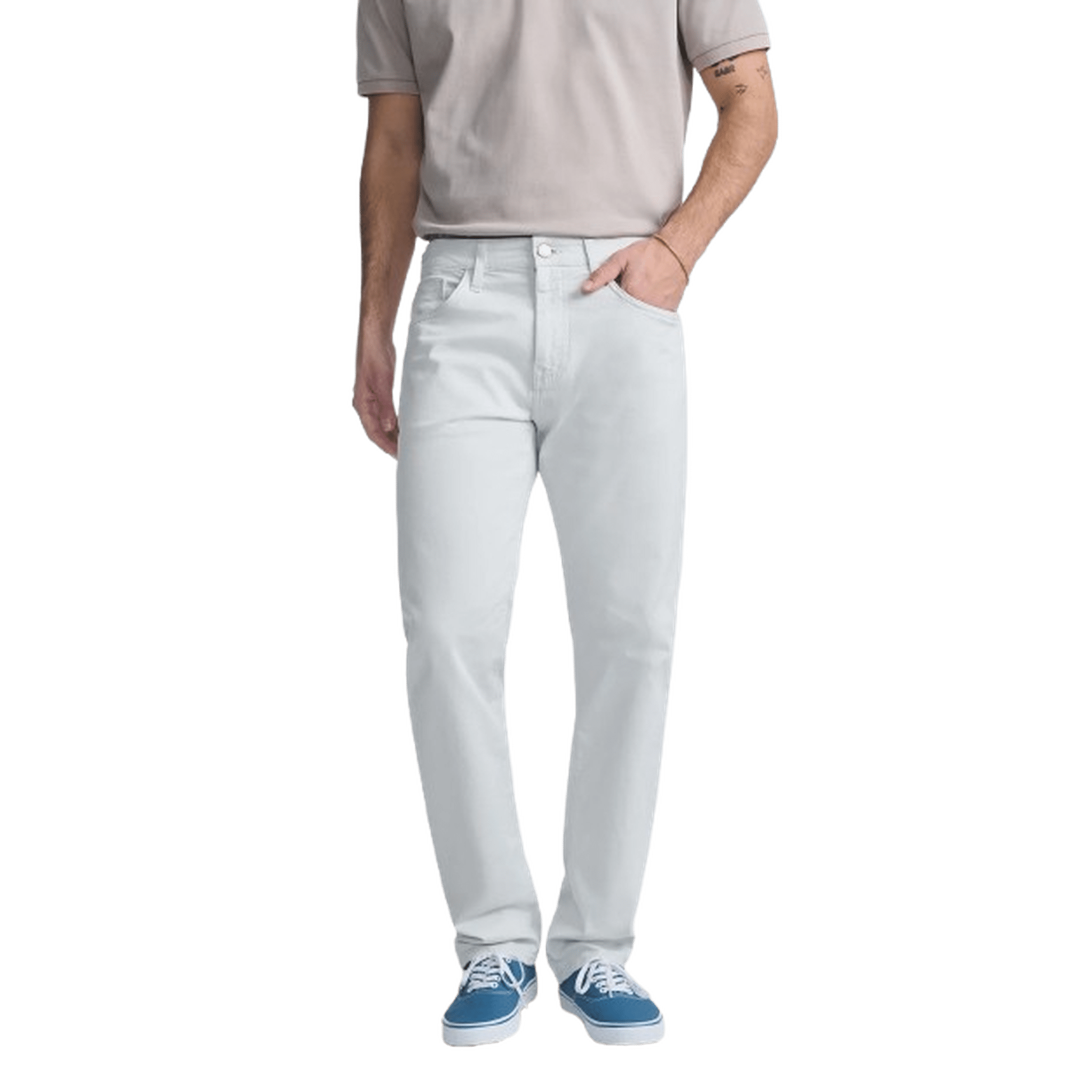 MAVI: Zach Ivory Twill Men's Pants guys-and-co