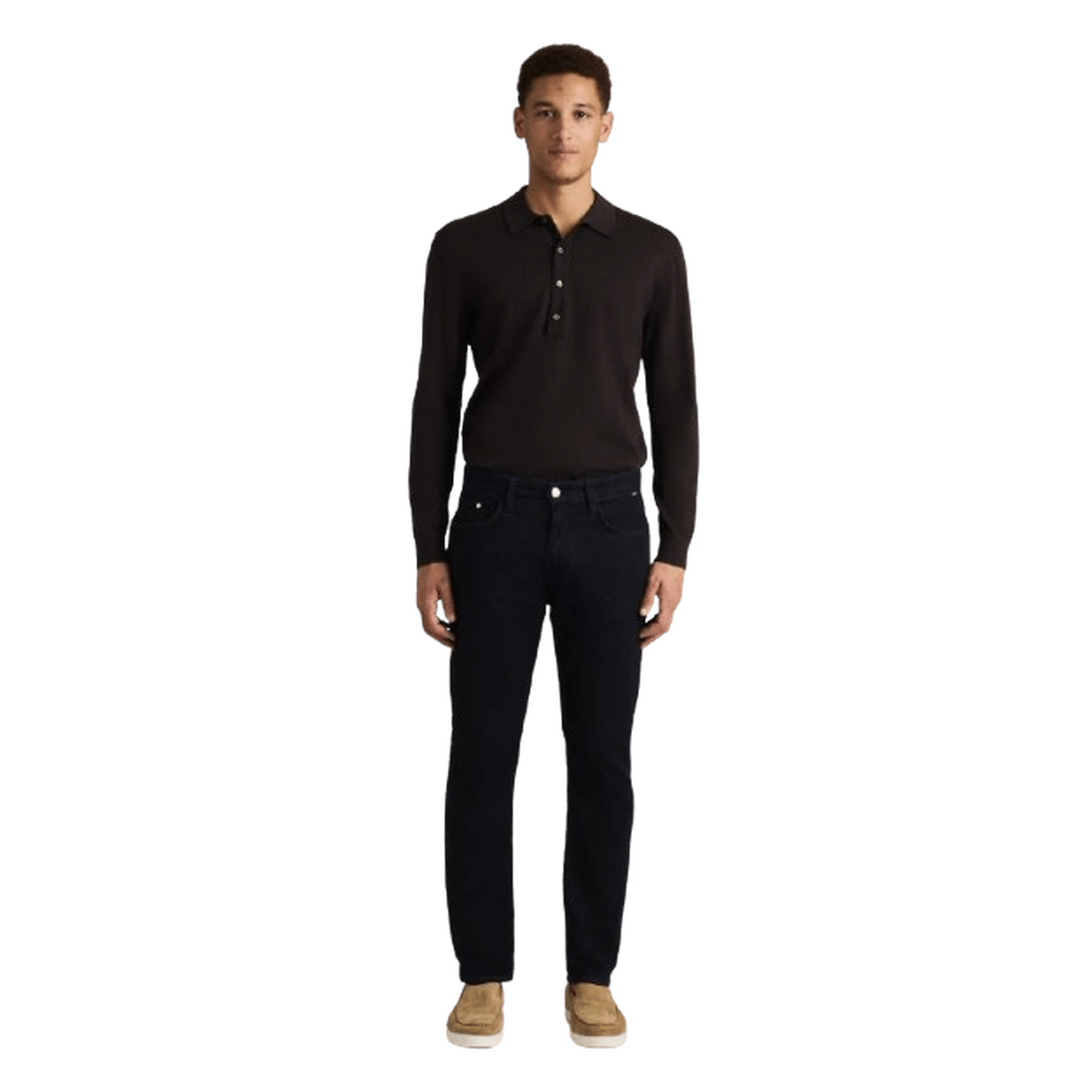 MAVI: Marcus Smoke Brushed Feather Jeans guys-and-co