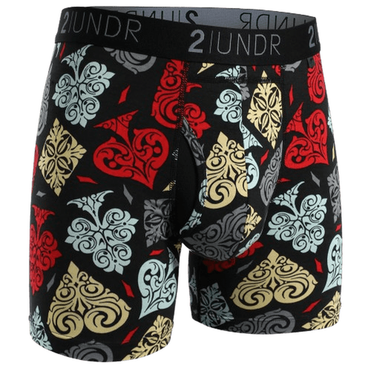 2UNDER: Swing Shift Boxer Brief- Spades guys-and-co