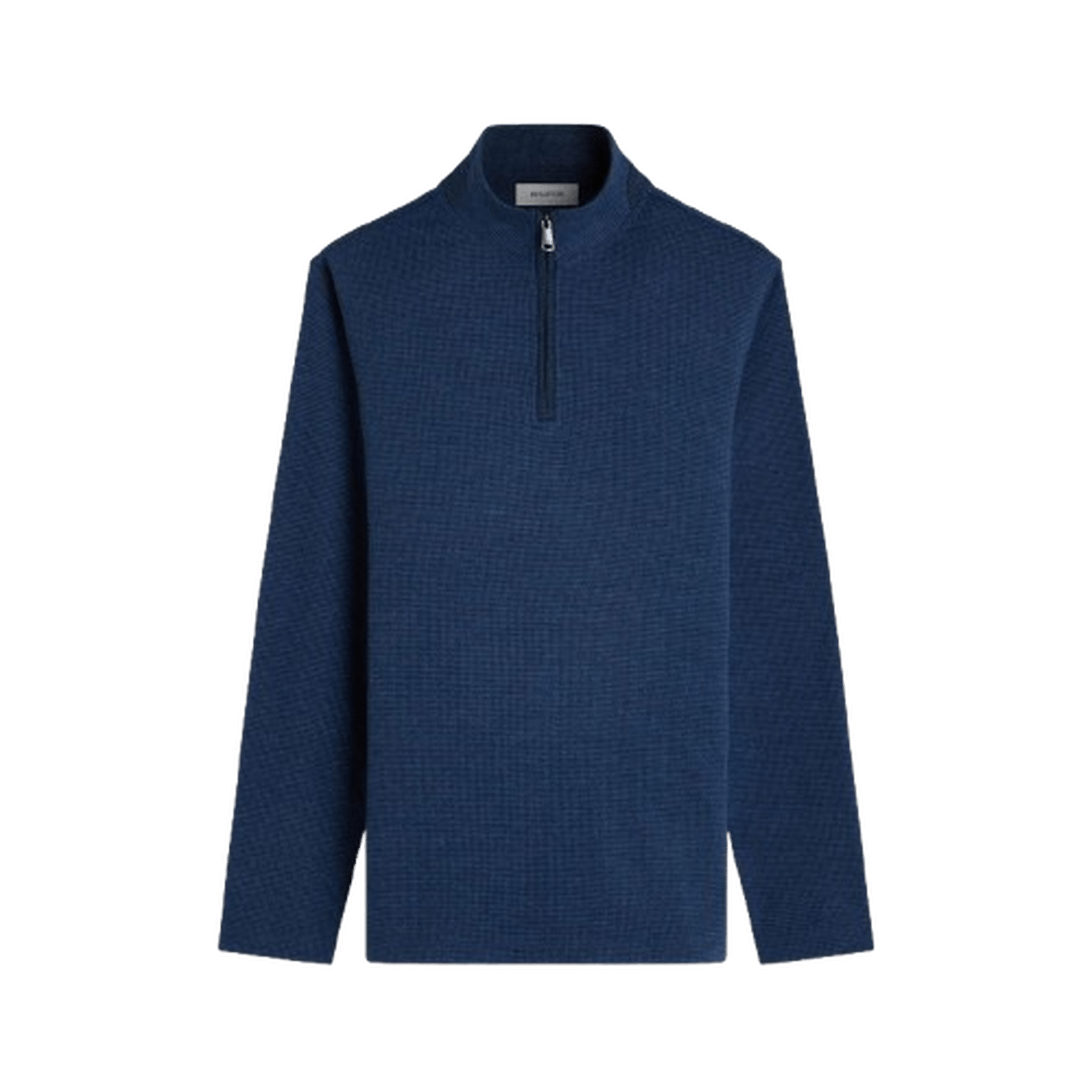 BUGATCHI: Houndstooth Performance Quarter Zip guys-and-co