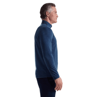 BUGATCHI: Houndstooth Performance Quarter Zip guys-and-co