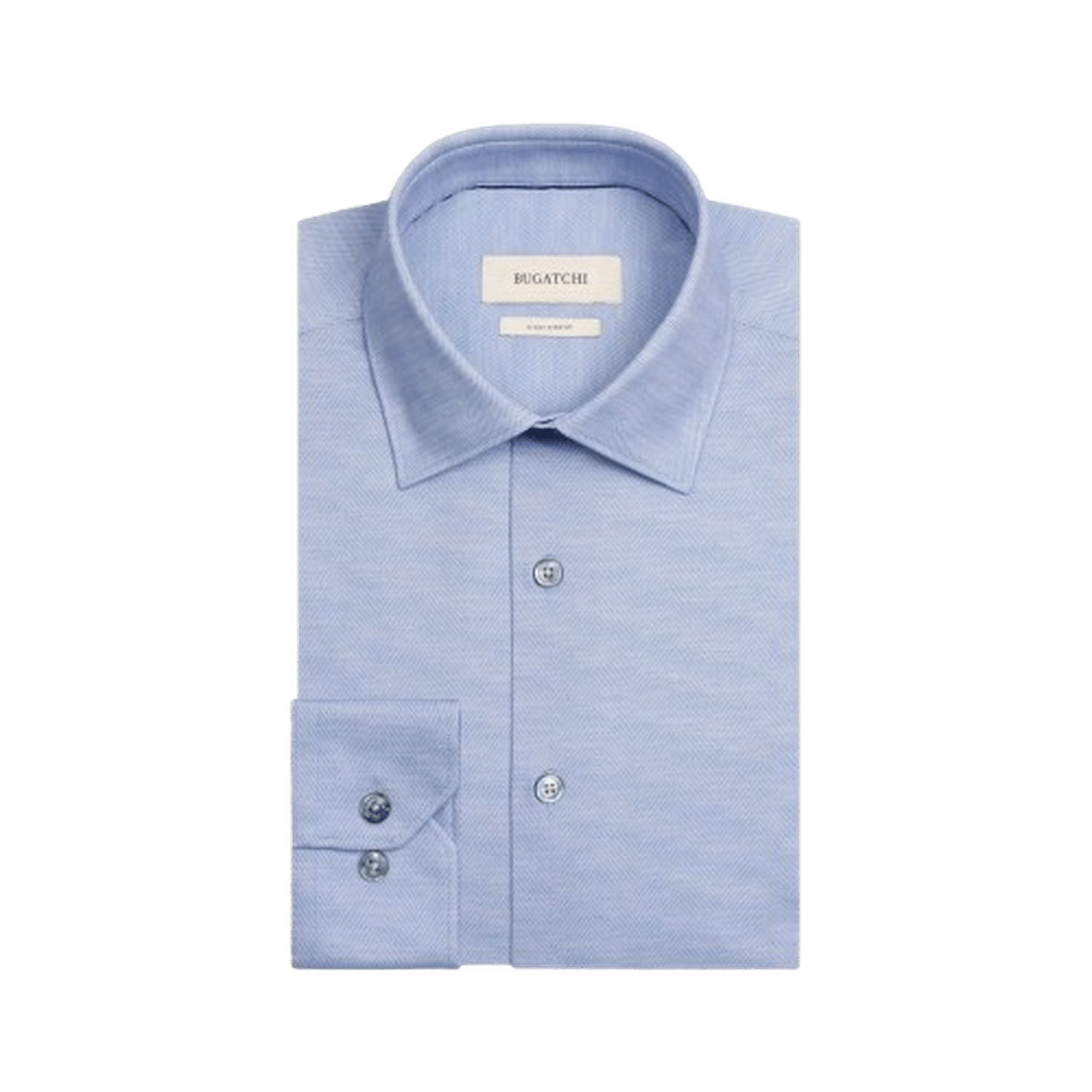 BUGATCHI: James Herringbone OoohCotton® Shirt guys-and-co