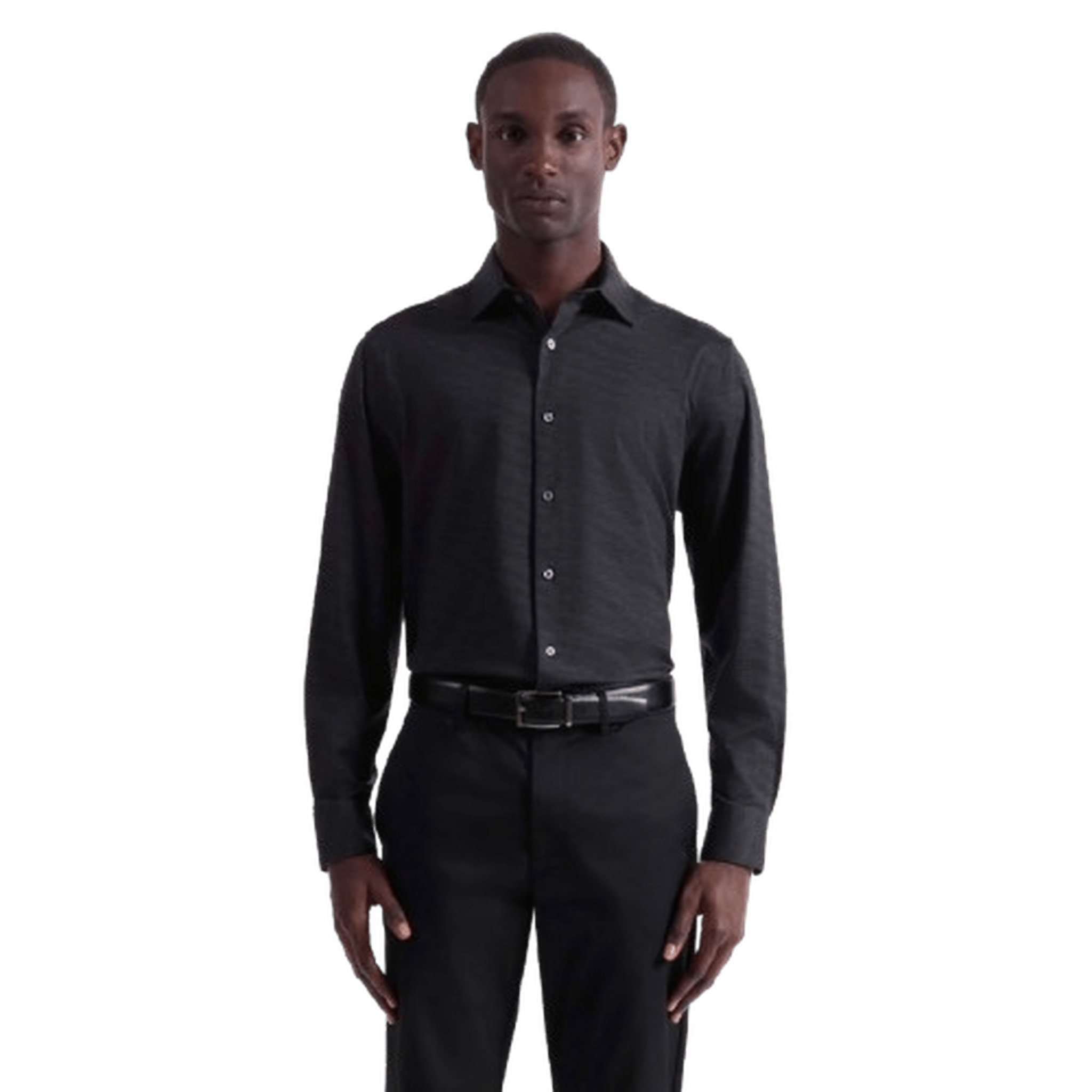 BUGATCHI: James Herringbone OoohCotton® Shirt guys-and-co