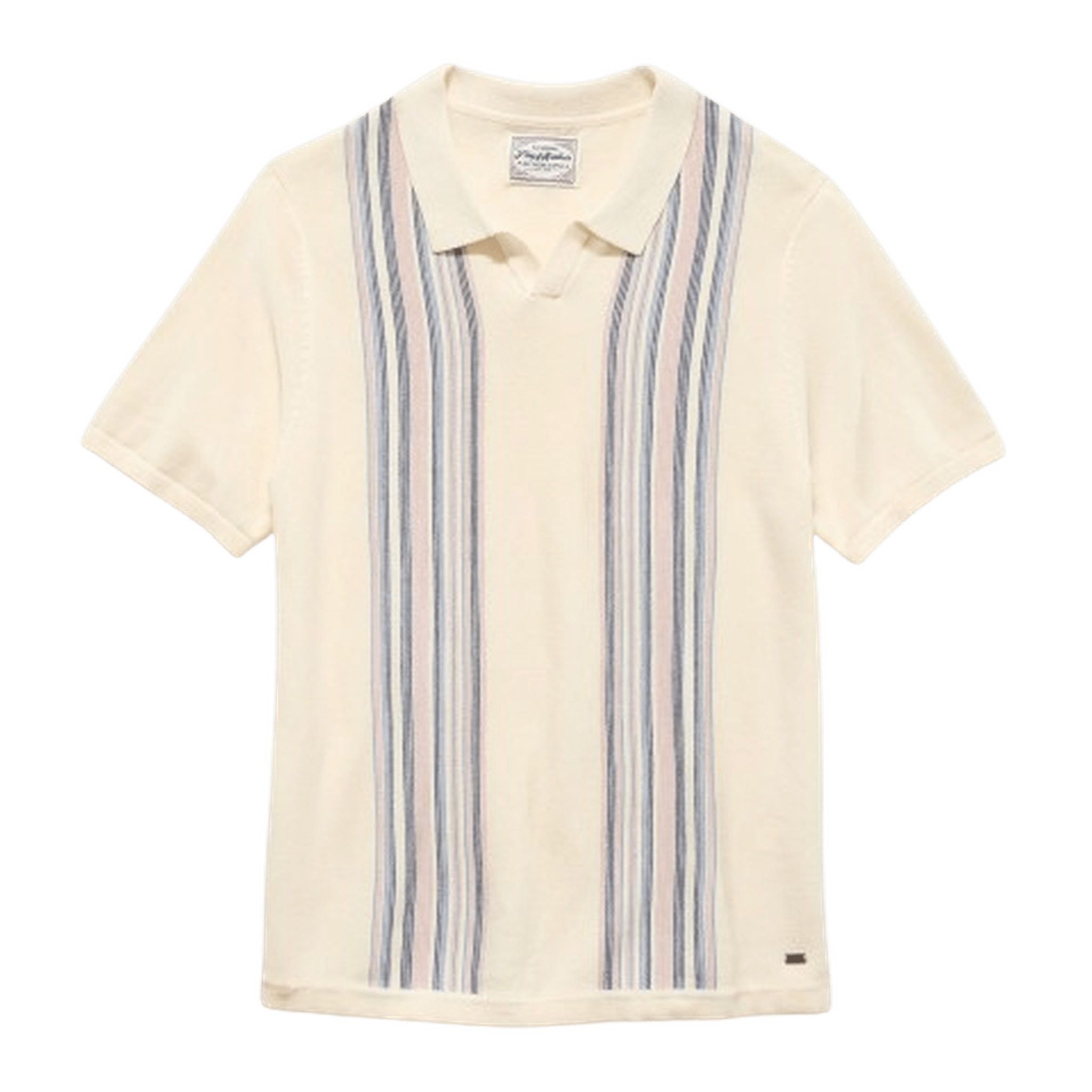 FLAG & ANTHEM: Grady Striped Short Sleeve Sweater guys-and-co