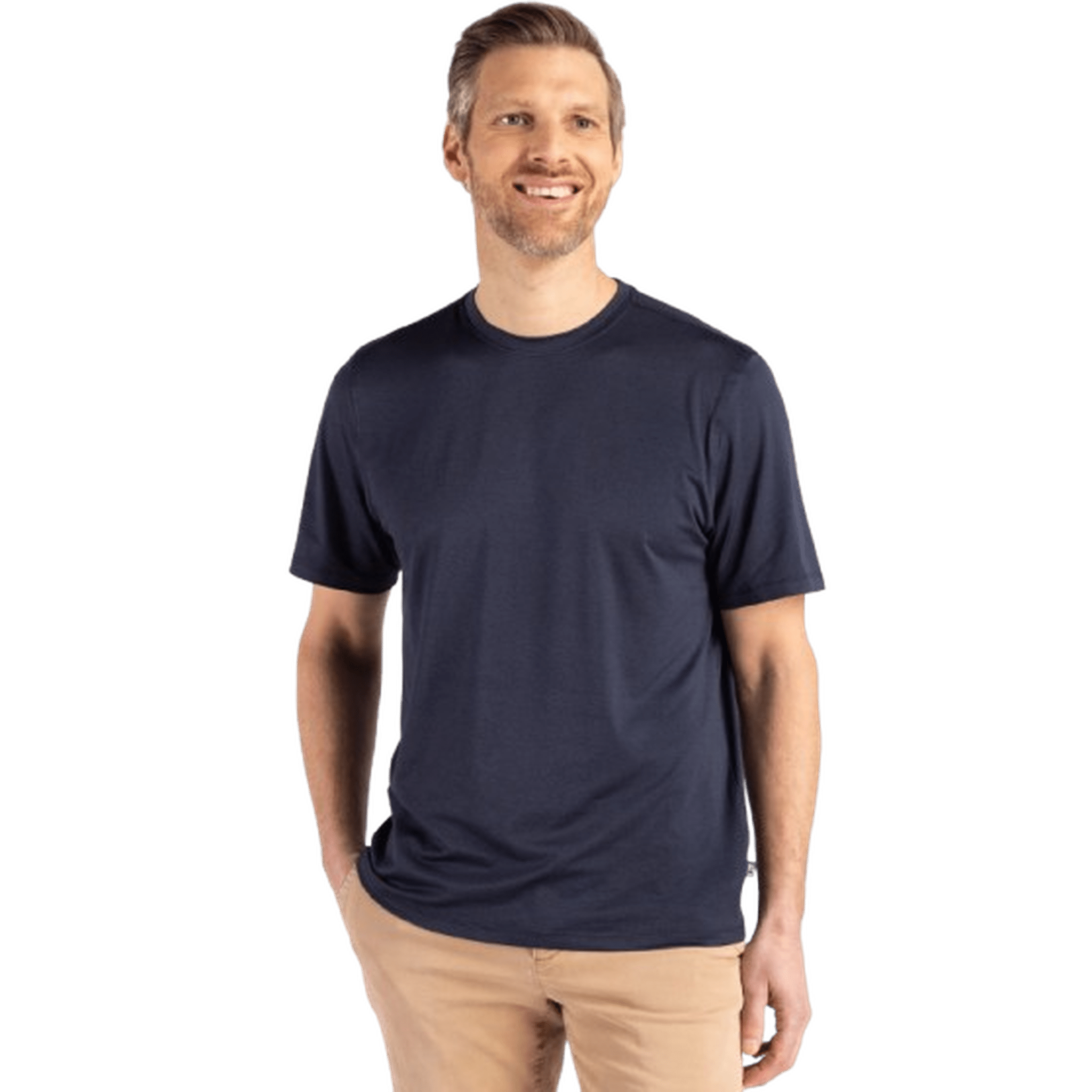 CUTTER & BUCK: Coastline Crew Neck T-Shirt guys-and-co