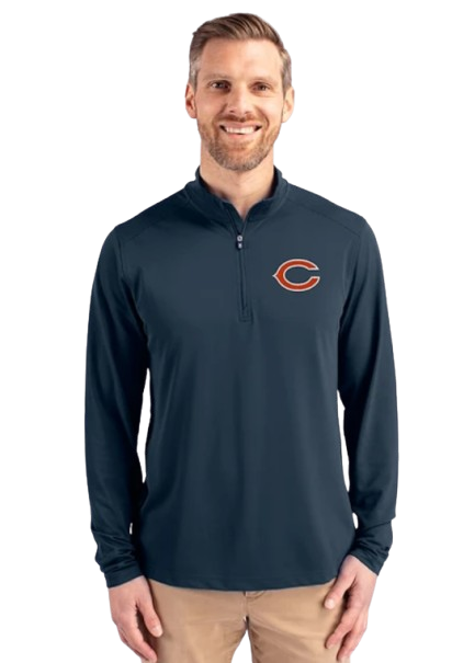CUTTER & BUCK: Chicago Bears 1/4 Zip guys-and-co