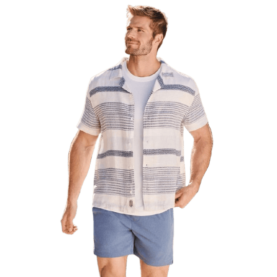 FLAG & ANTHEM: Lakesite Linen Shirt guys-and-co
