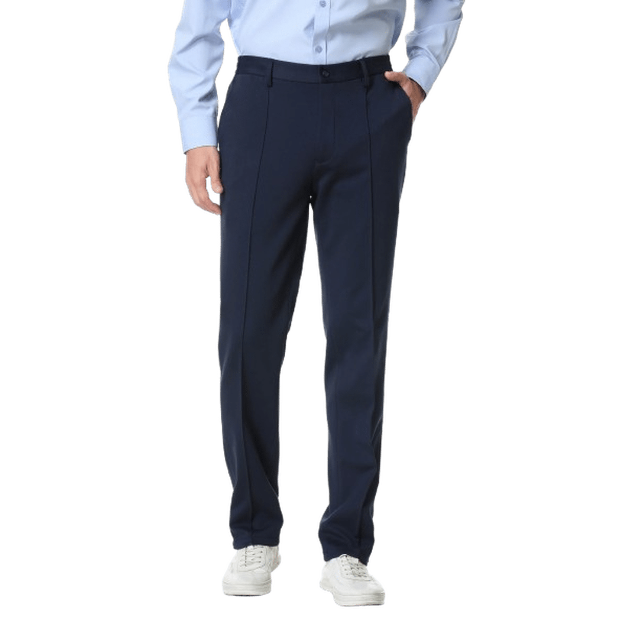DANIEL HECHTER: Paris X-Tech Stretch Navy Pants guys-and-co