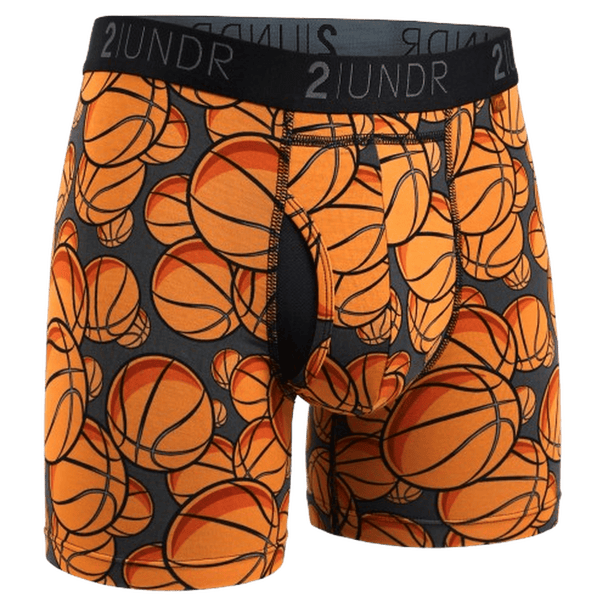 2UNDER: Swing Shift 6" Boxer Brief- Hoops guys-and-co